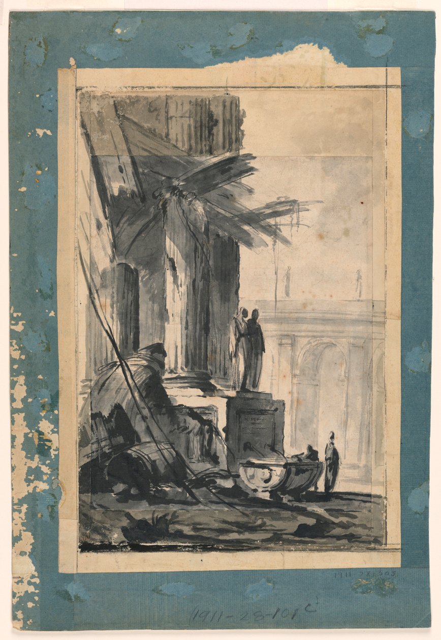 Ruinenfantasie, ca. 1762 von Louis Joseph Le Lorrain
