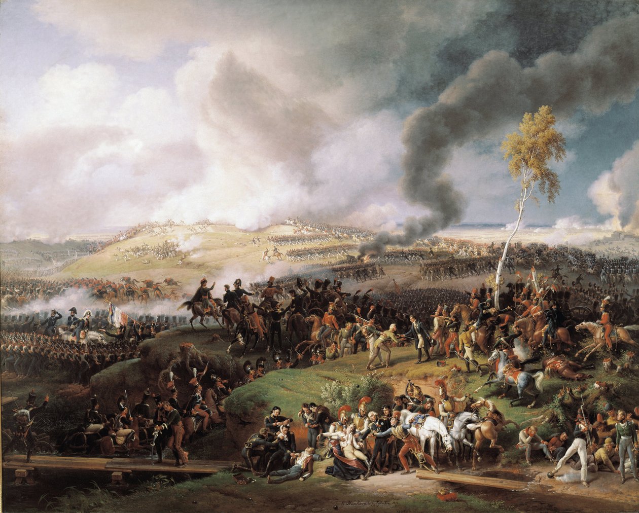Schlacht von Moskau (auch Schlacht von Borodino) (7. September 1812) von Louis Lejeune