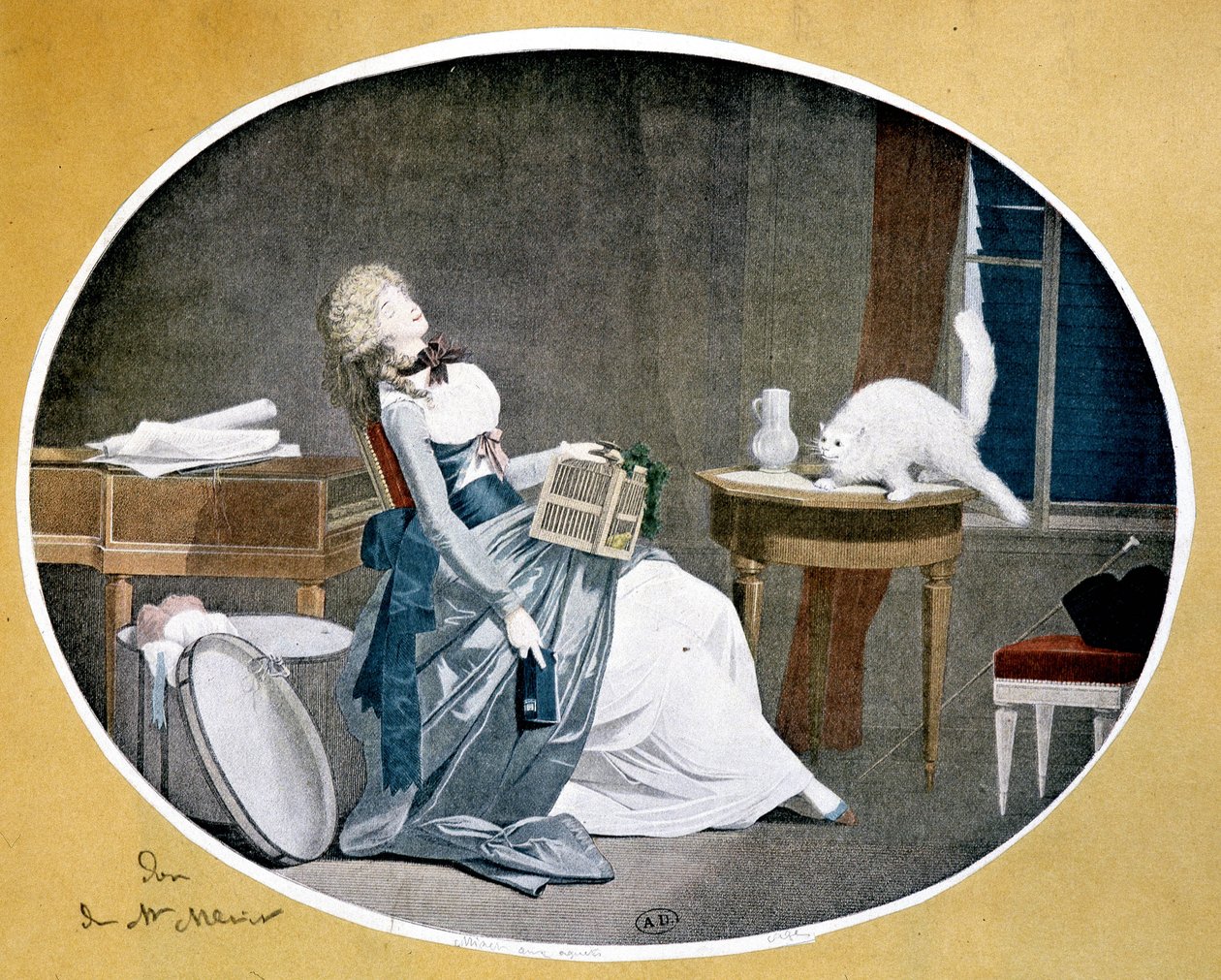 Reproduktion eines Gemäldes von Louis Boilly (1761-1845). von Louis Leopold (after) Boilly