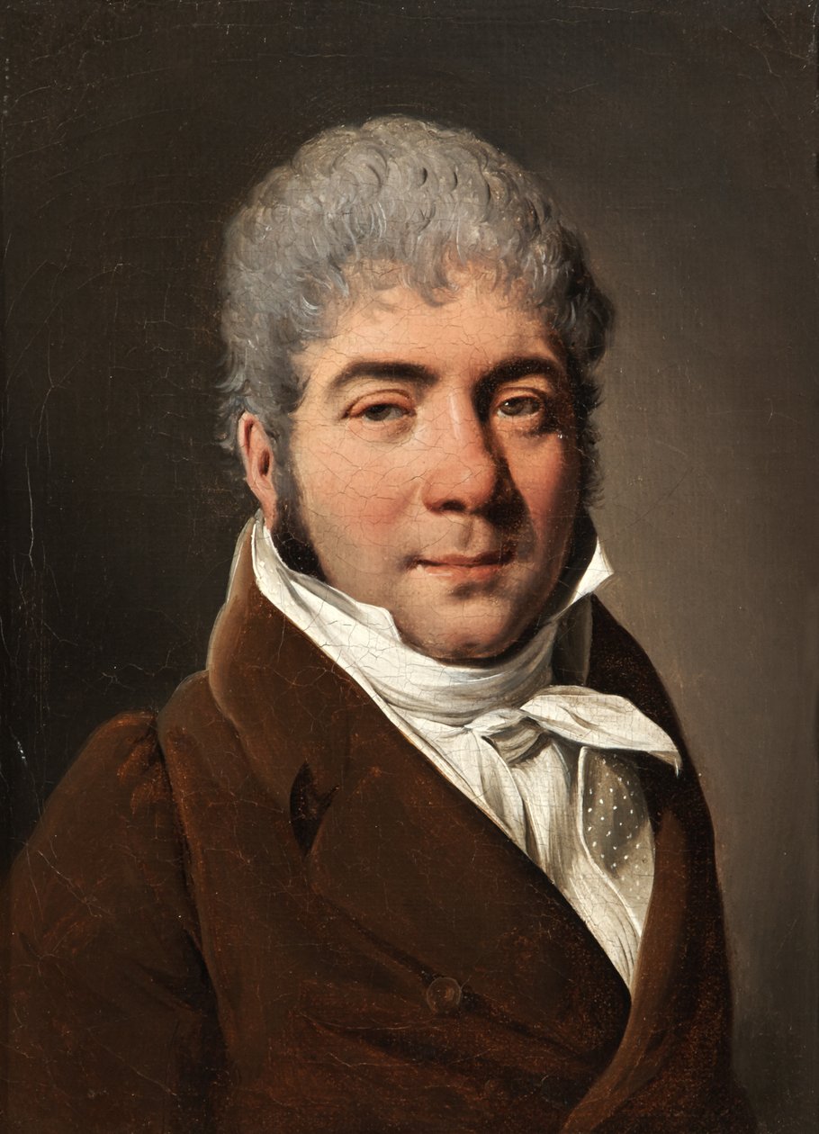 Porträt eines Mannes in einer kastanienbraunen Weste von Louis Leopold Boilly