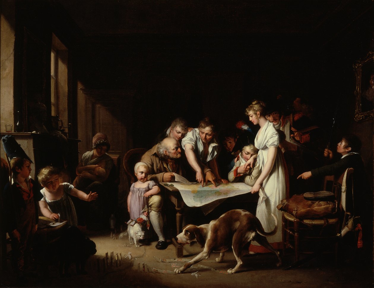 Das Verlesen des Bulletins der Großen Armee von Louis Leopold Boilly