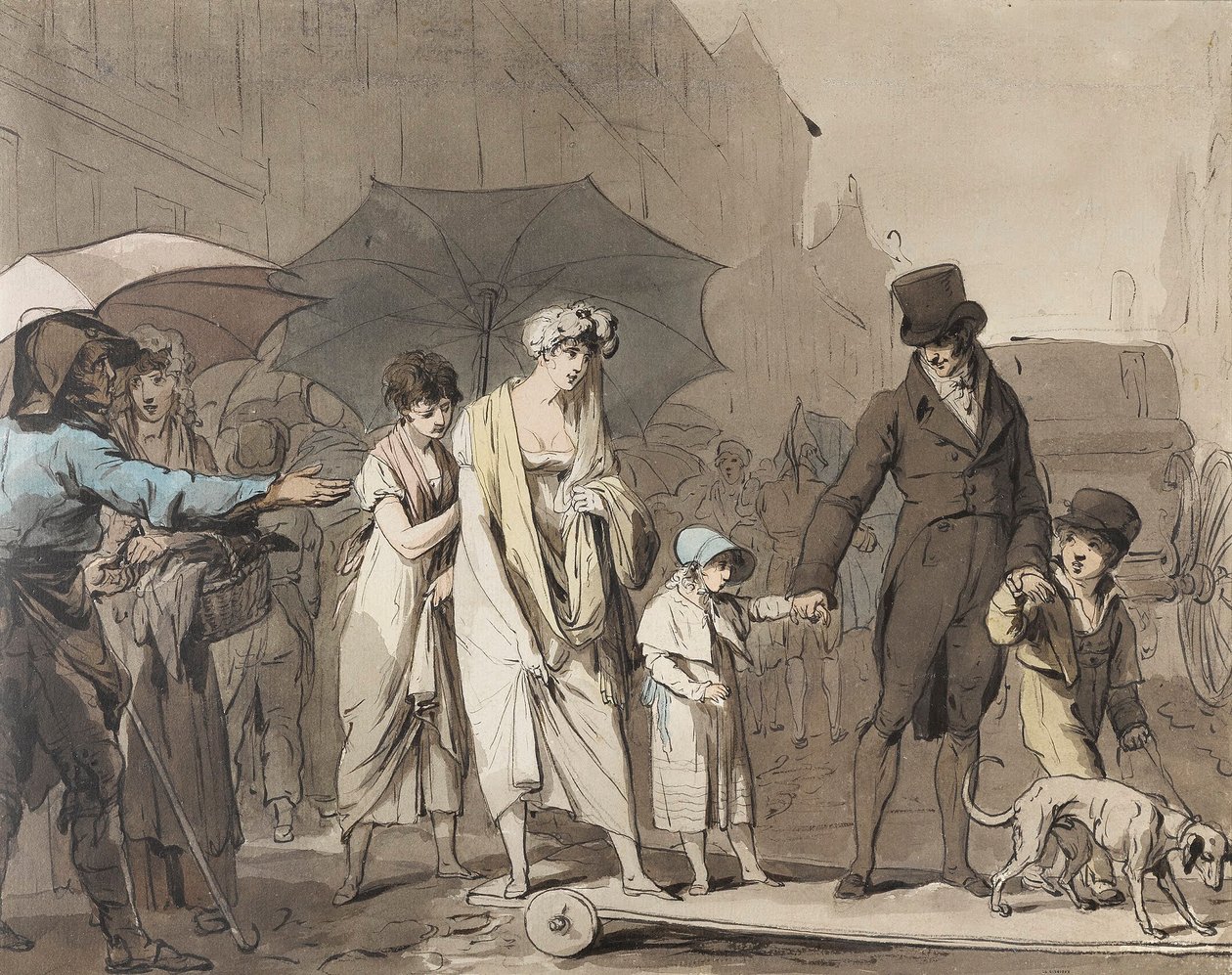 Louis-Léopold Boilly - Städtische Maut von Louis Leopold Boilly