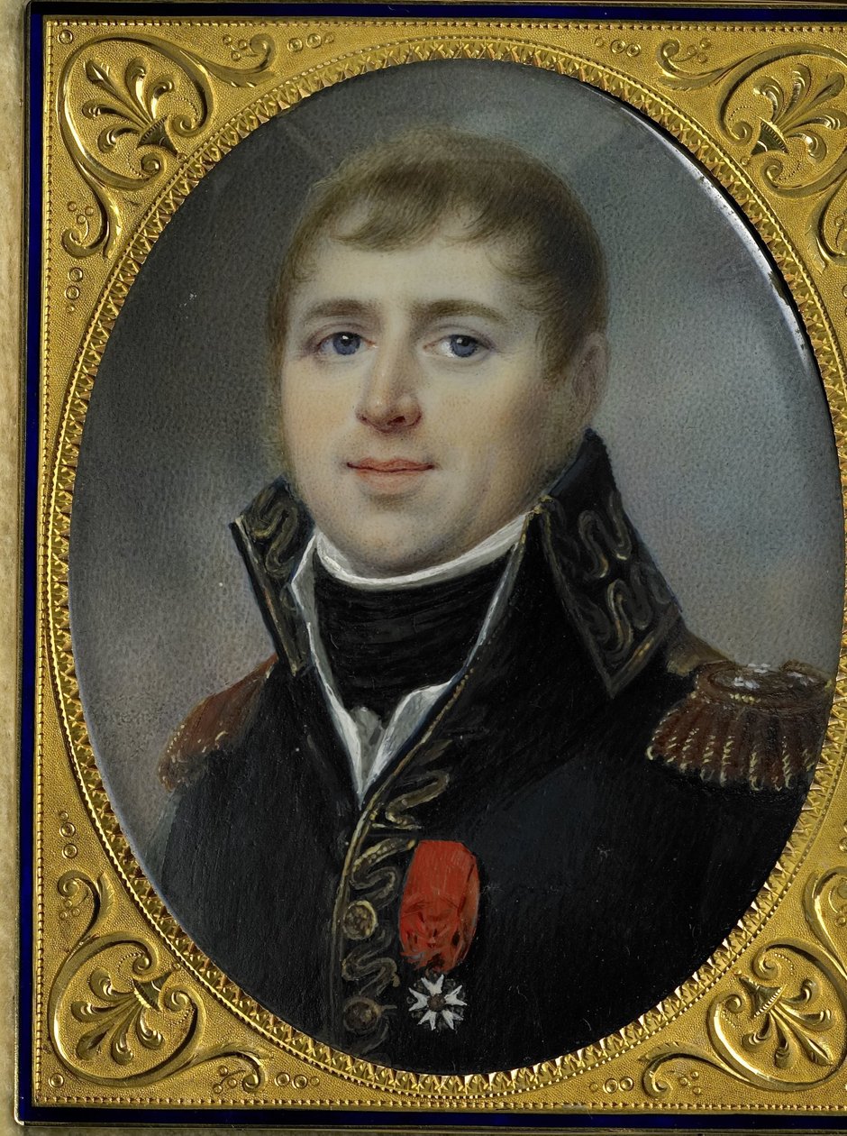 Carel Hendrik Ver Huell (1764-1845), Vizeadmiral der Batavischen Flotte und Marineminister der Batavischen Republik, geschmückt mit dem Offizierskreuz der Ehrenlegion, verliehen 1804 von Louis Marie Sicard