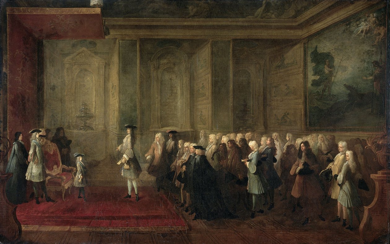 Der Empfang von Cornelis Hop von Louis Michel Dumesnil