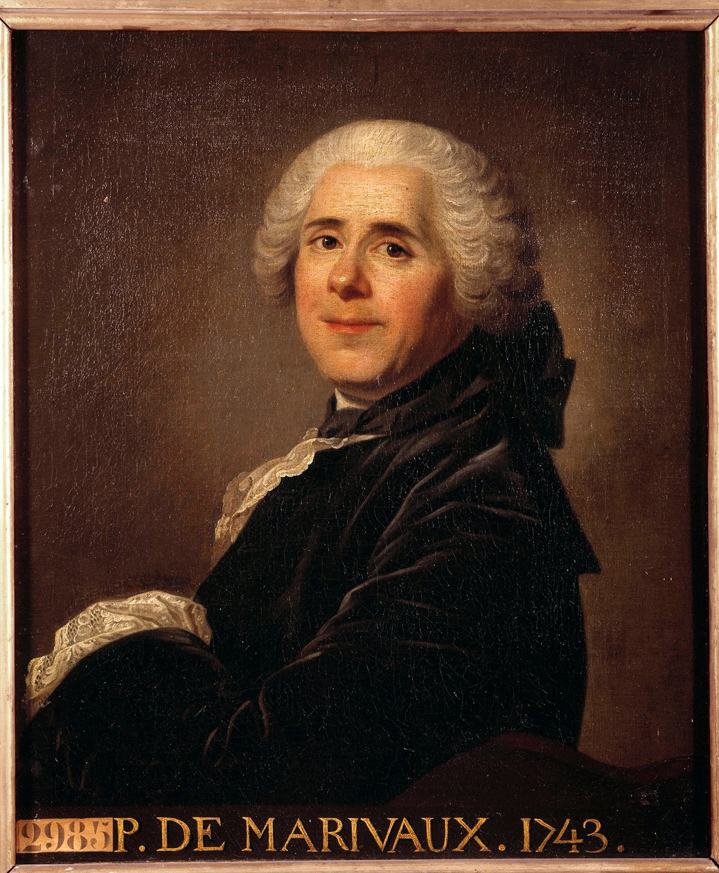 Porträt von Pierre Carlet de Chamblan de Marivaux (1688-1763) von Louis Michel van Loo