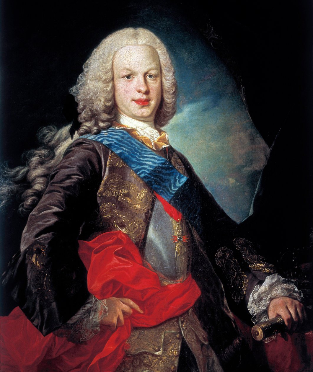 Porträt von Ferdinand VI. von Louis Michel van Loo