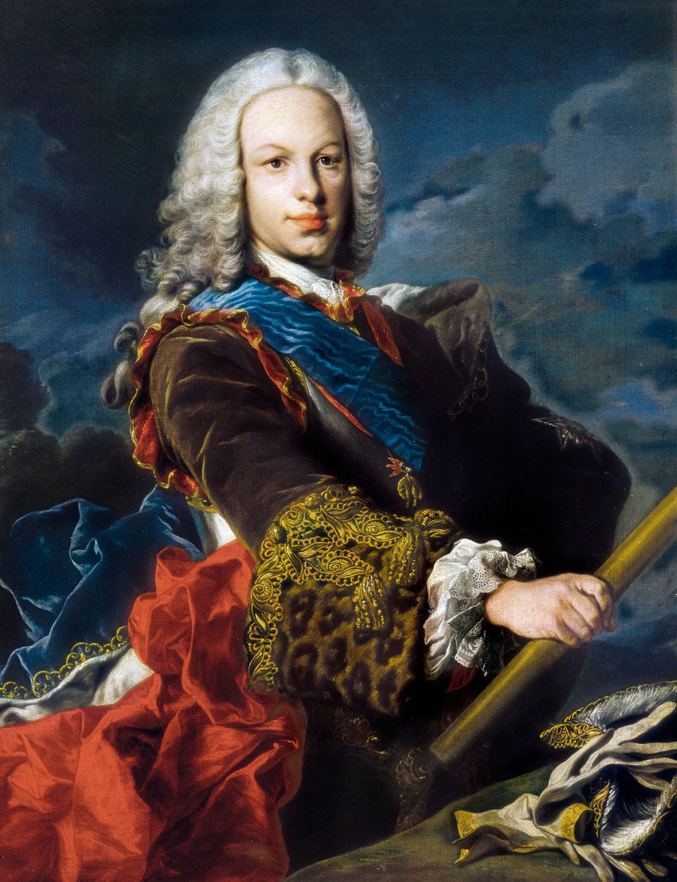 Porträt von Ferdinand VI. von Spanien, genannt der Weise (1713-1759) von Louis Michel van Loo