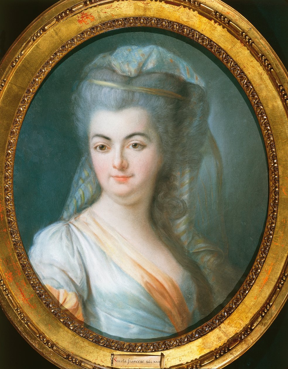 Porträt einer verschleierten Frau von Louis Michel van Loo