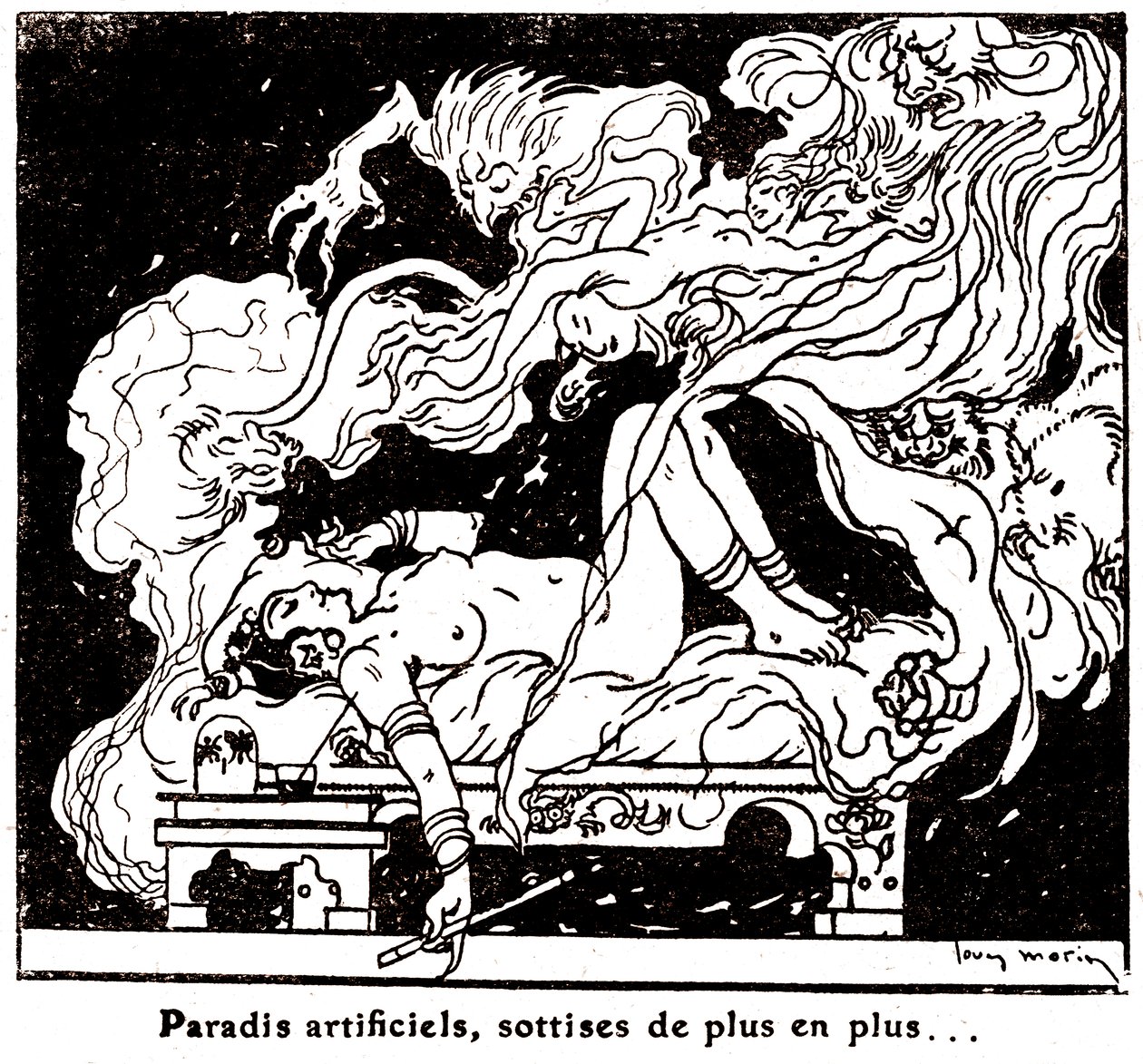 Künstliche Paradiese, immer größere Dummheiten von Louis Morin