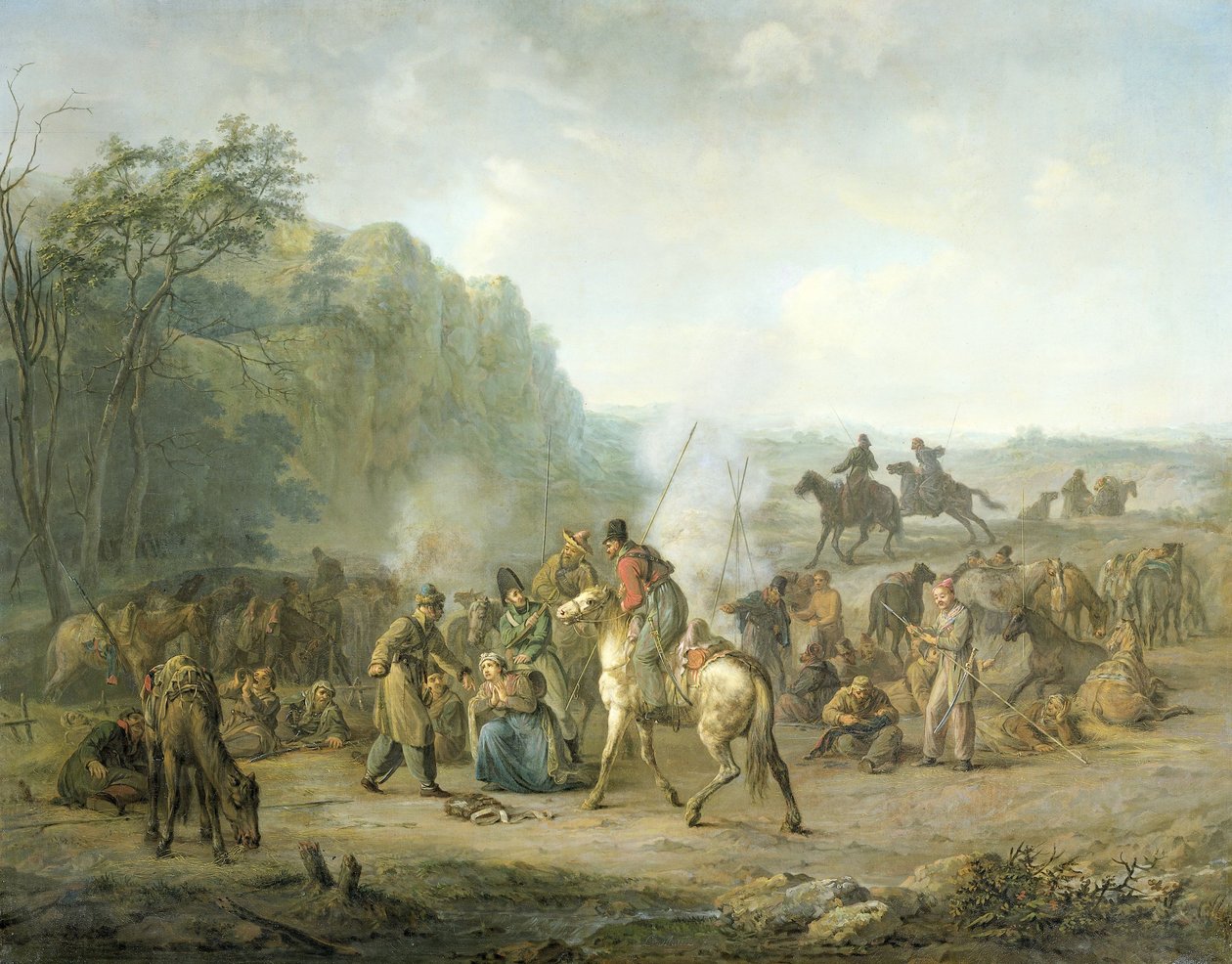 Kosakenbiwak von Louis Moritz