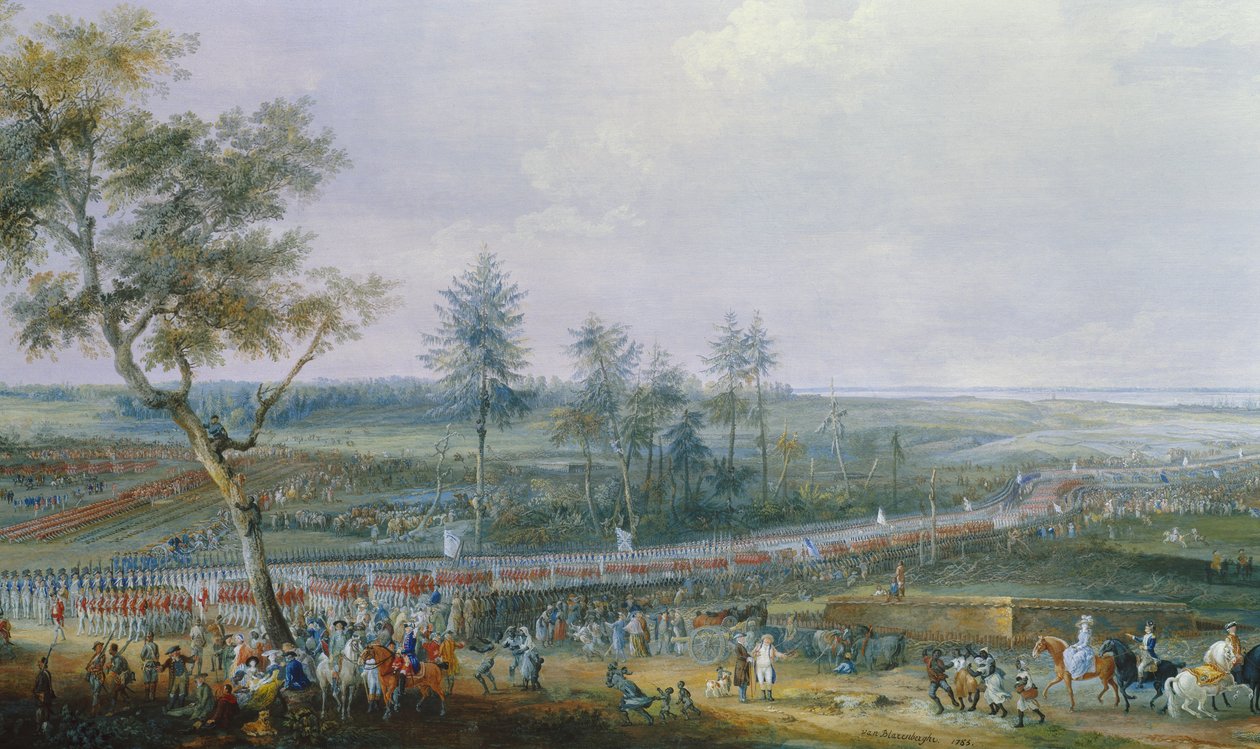 Einnahme von Yorktown, Virginia, 19. Oktober 1781 von Louis Nicolas van Blarenberghe