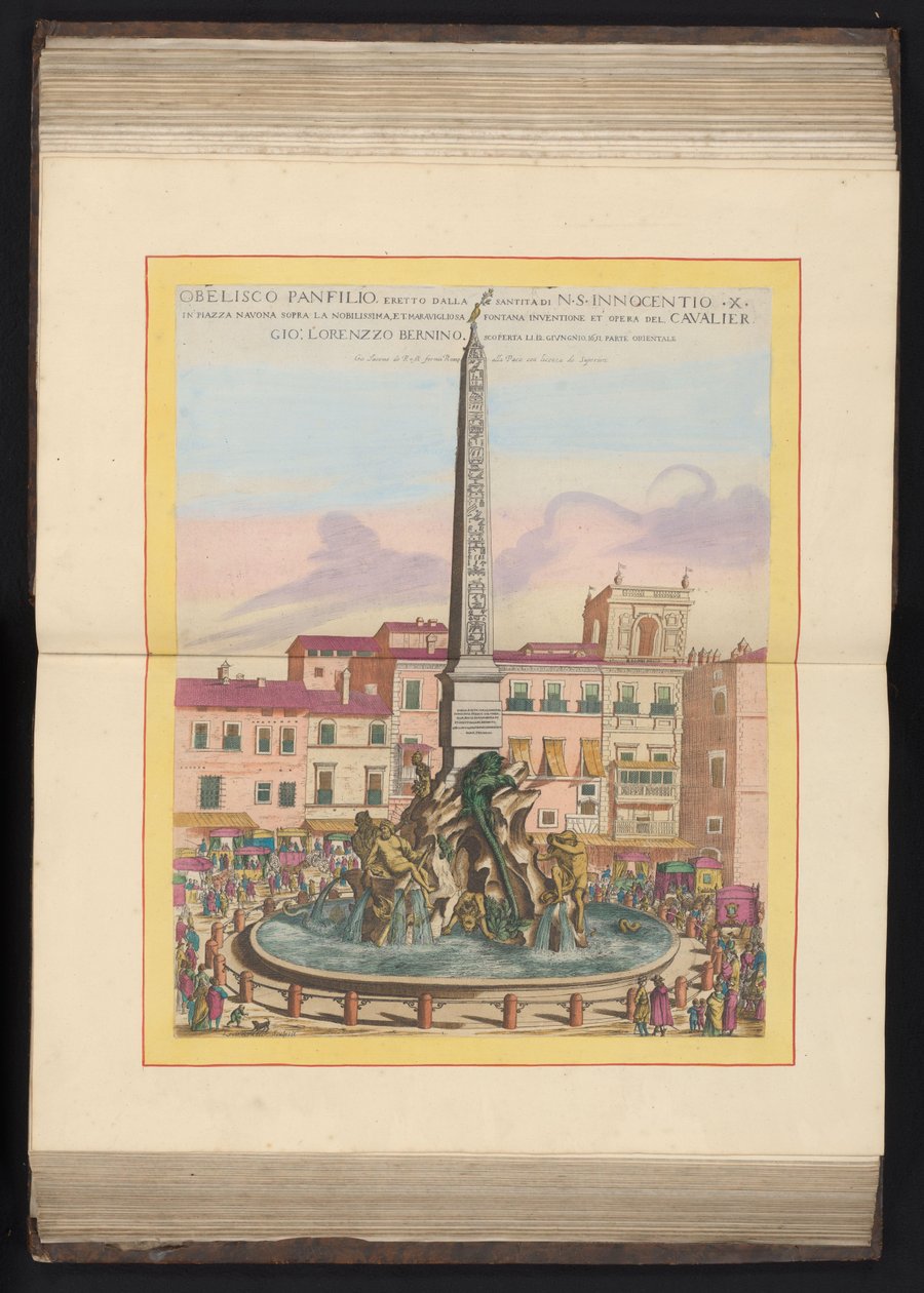 Vierströmebrunnen in Rom von Louis Rouhier