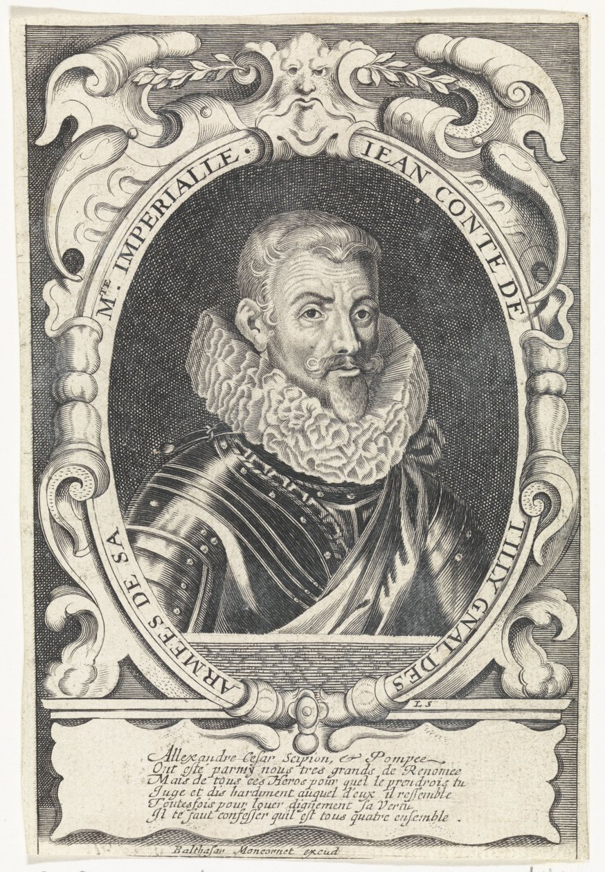 Porträt von Johann Tserclaes, Graf von Tilly von Louis Spirinx
