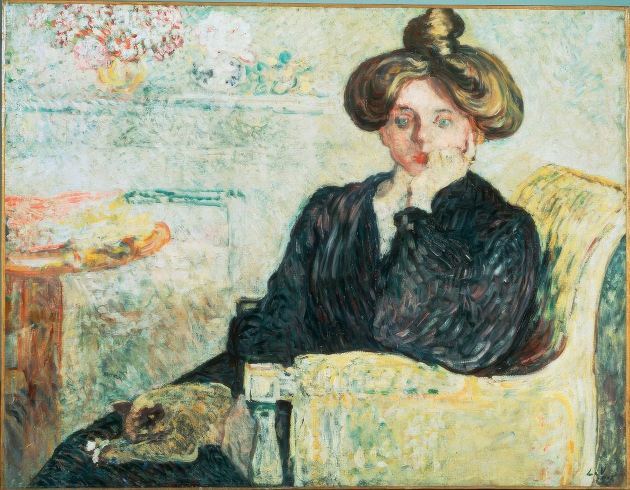 Louis Valtat, "Jeune femme pensive" von Louis Valtat