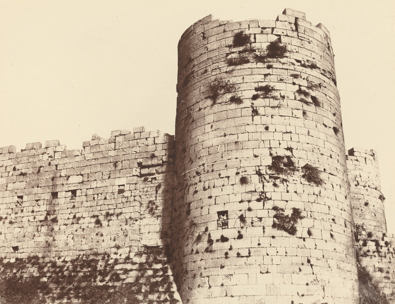 Kalaat-El-Hosn, Zweiter Ring, Außen, Eckturm, Südwest von Louis de Clercq