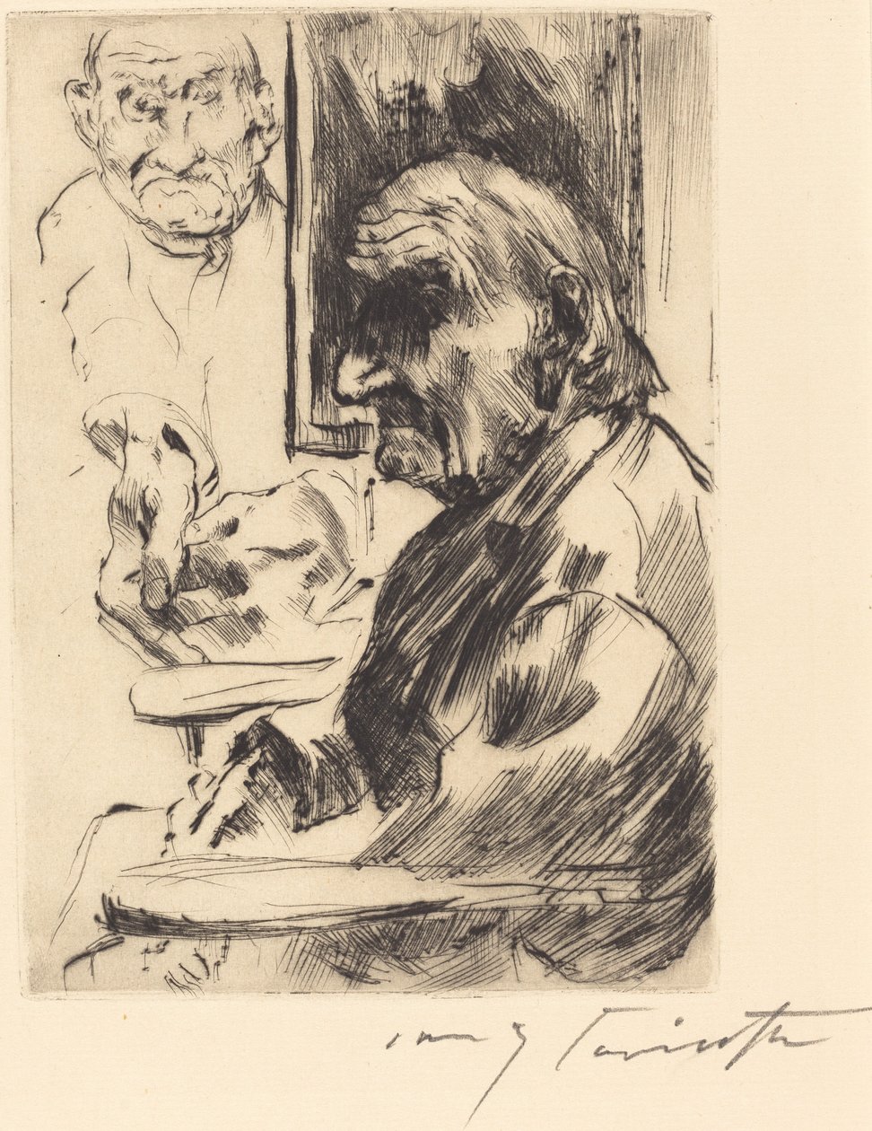 Alter Mann, 1916 von Lovis Corinth