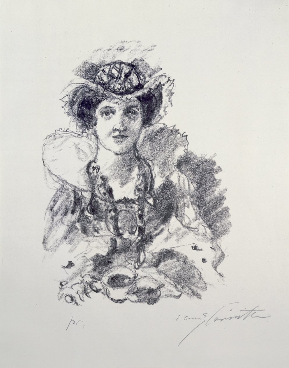 Anne Boleyn während des Turniers von Lovis Corinth