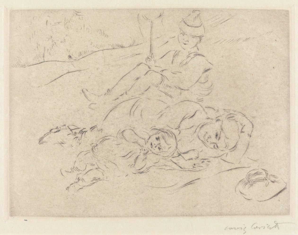 Auf dem Lande, 1912 von Lovis Corinth