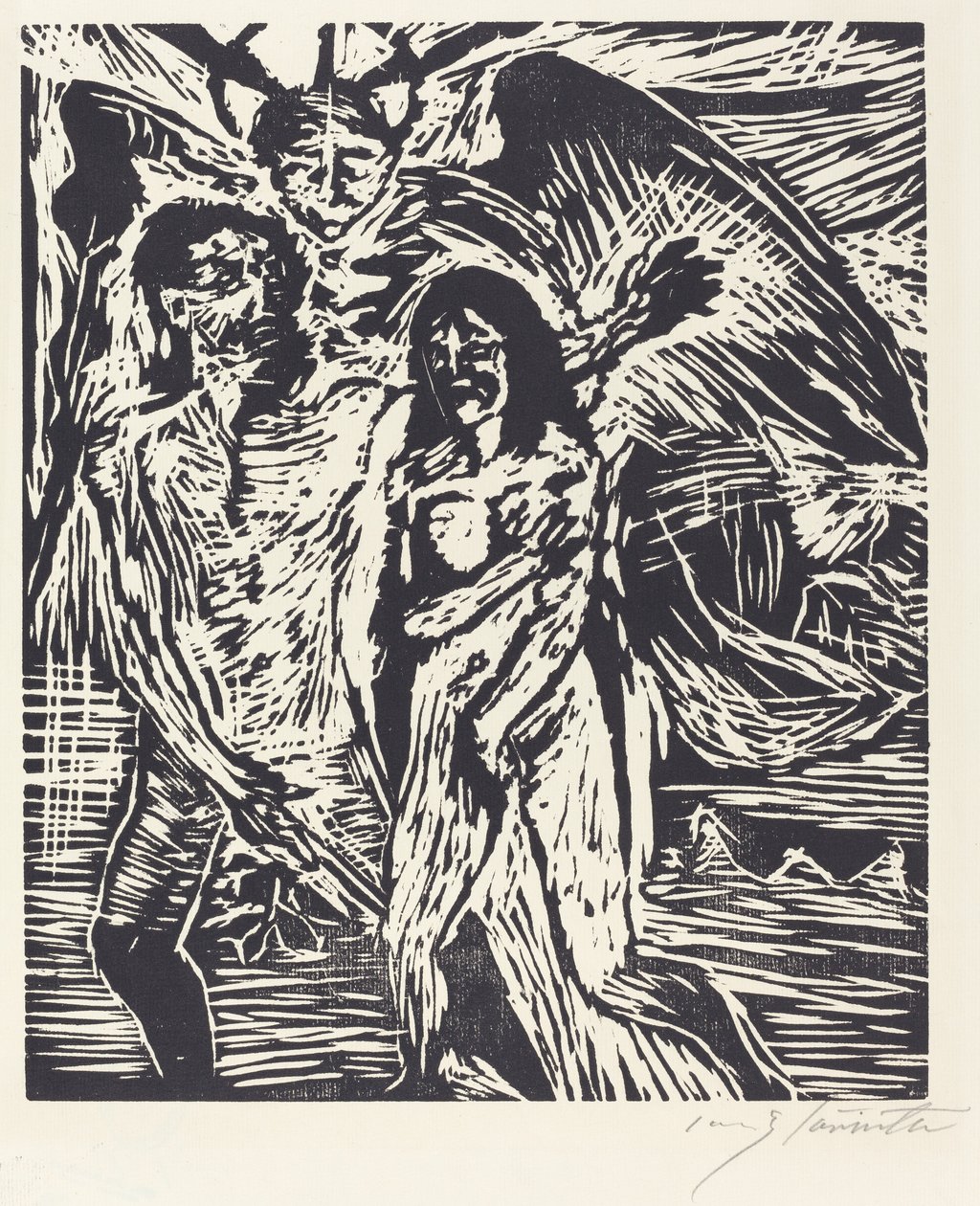 Vertreibung aus dem Paradies von Lovis Corinth
