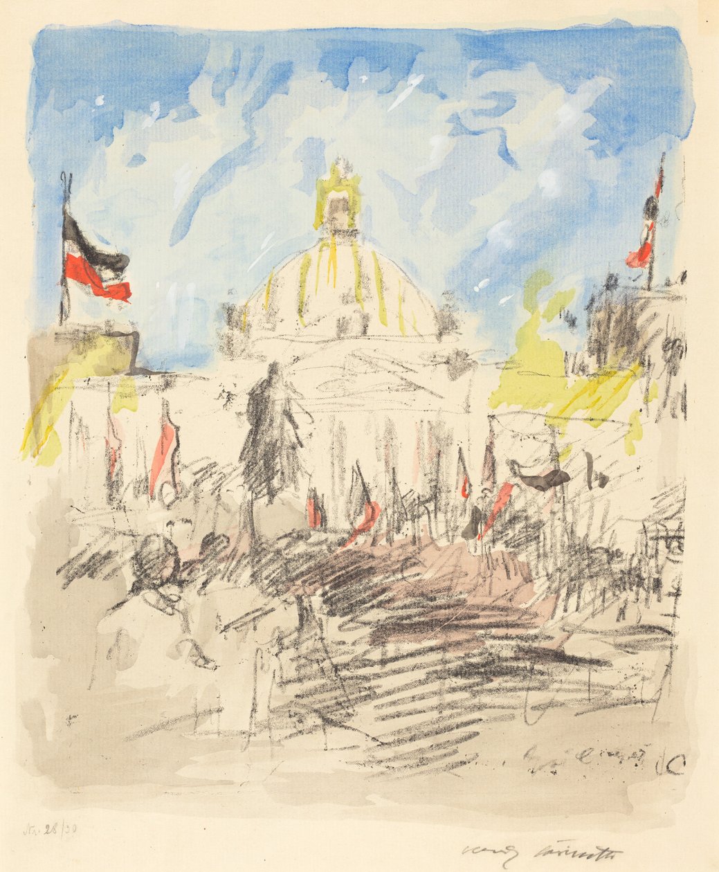 Bismarckfeier von Lovis Corinth