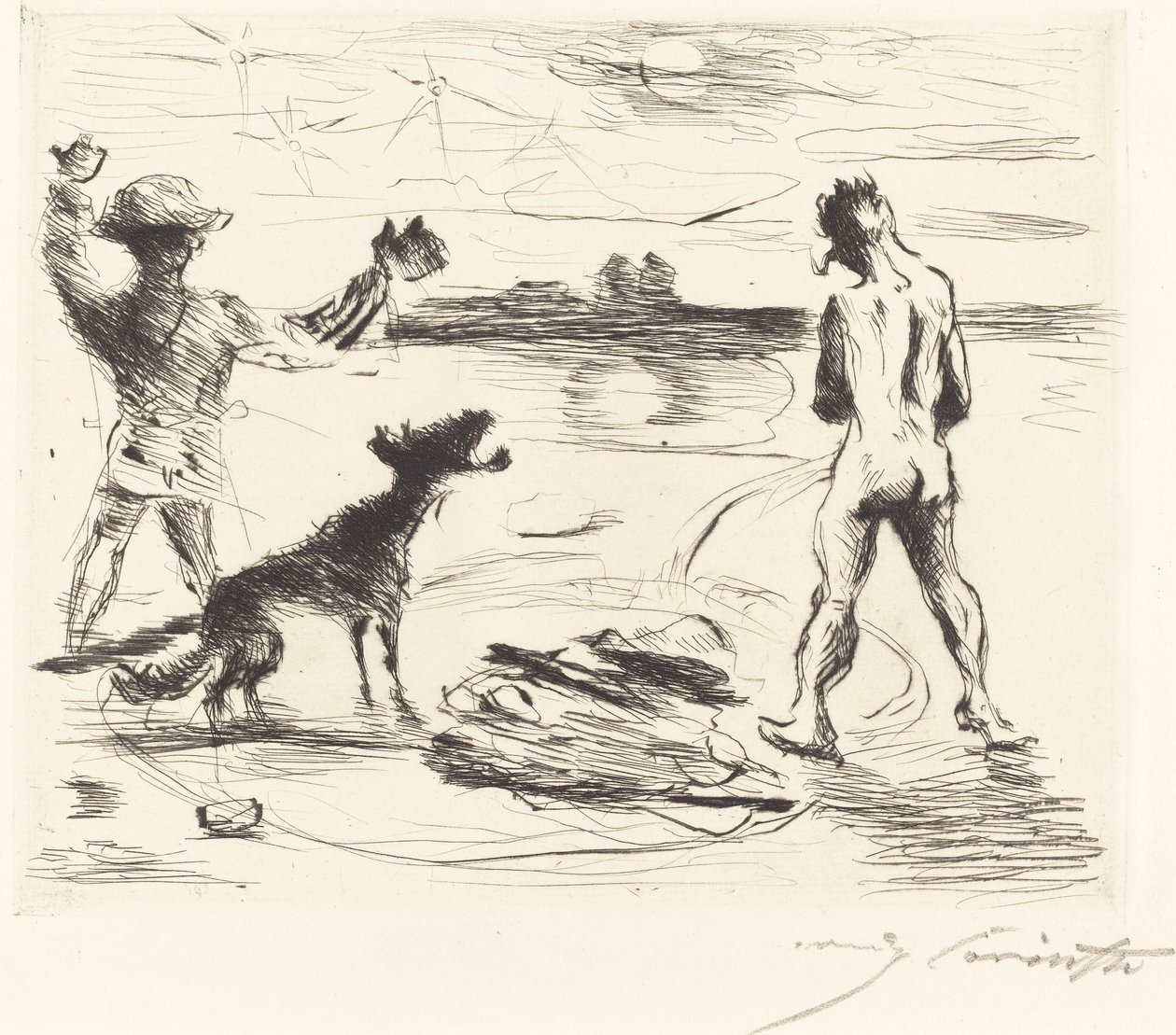 Das Gastmahl des Trimalchio: pl. VII von Lovis Corinth