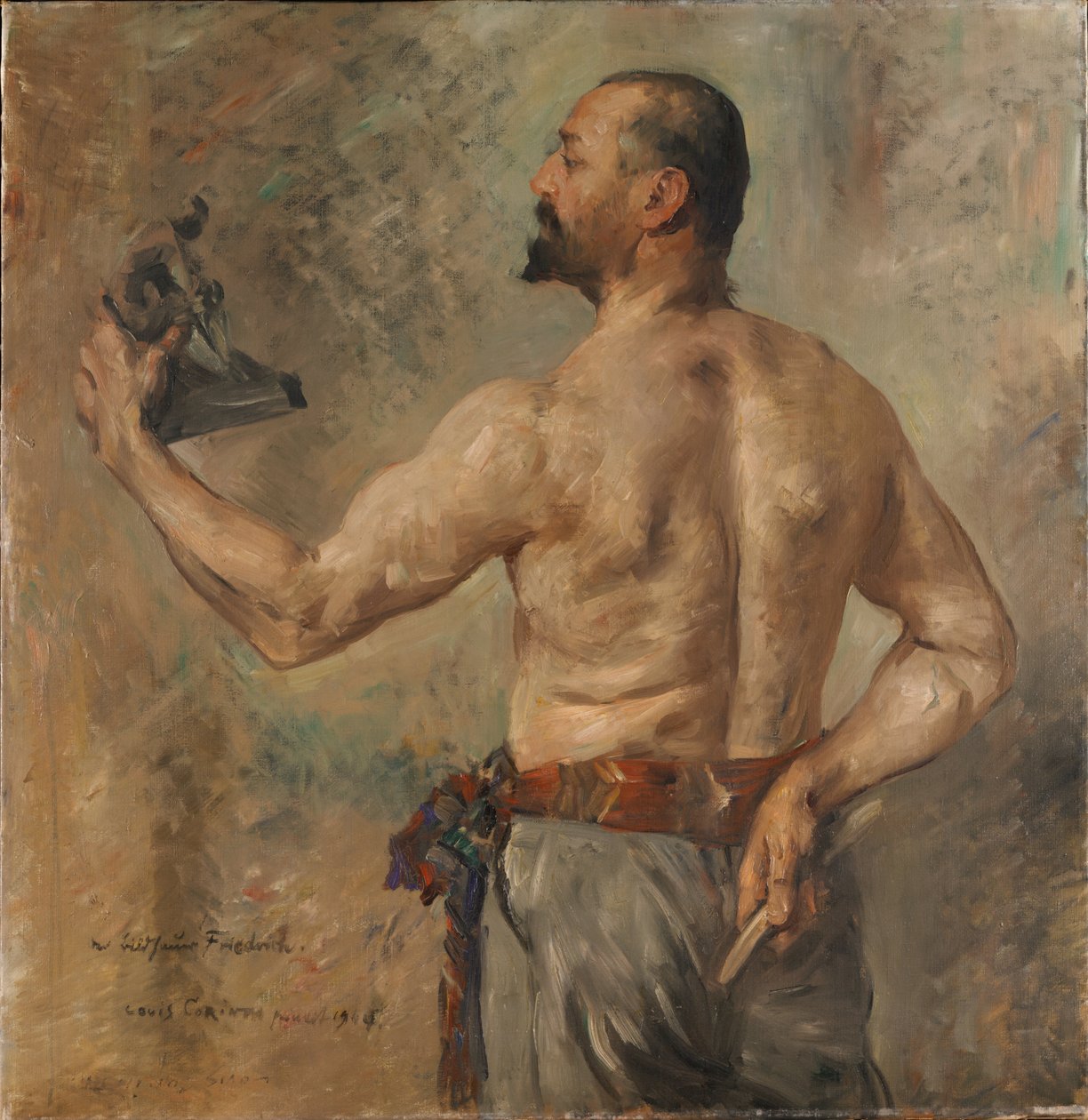 Porträt des Bildhauers Friedrich von Lovis Corinth
