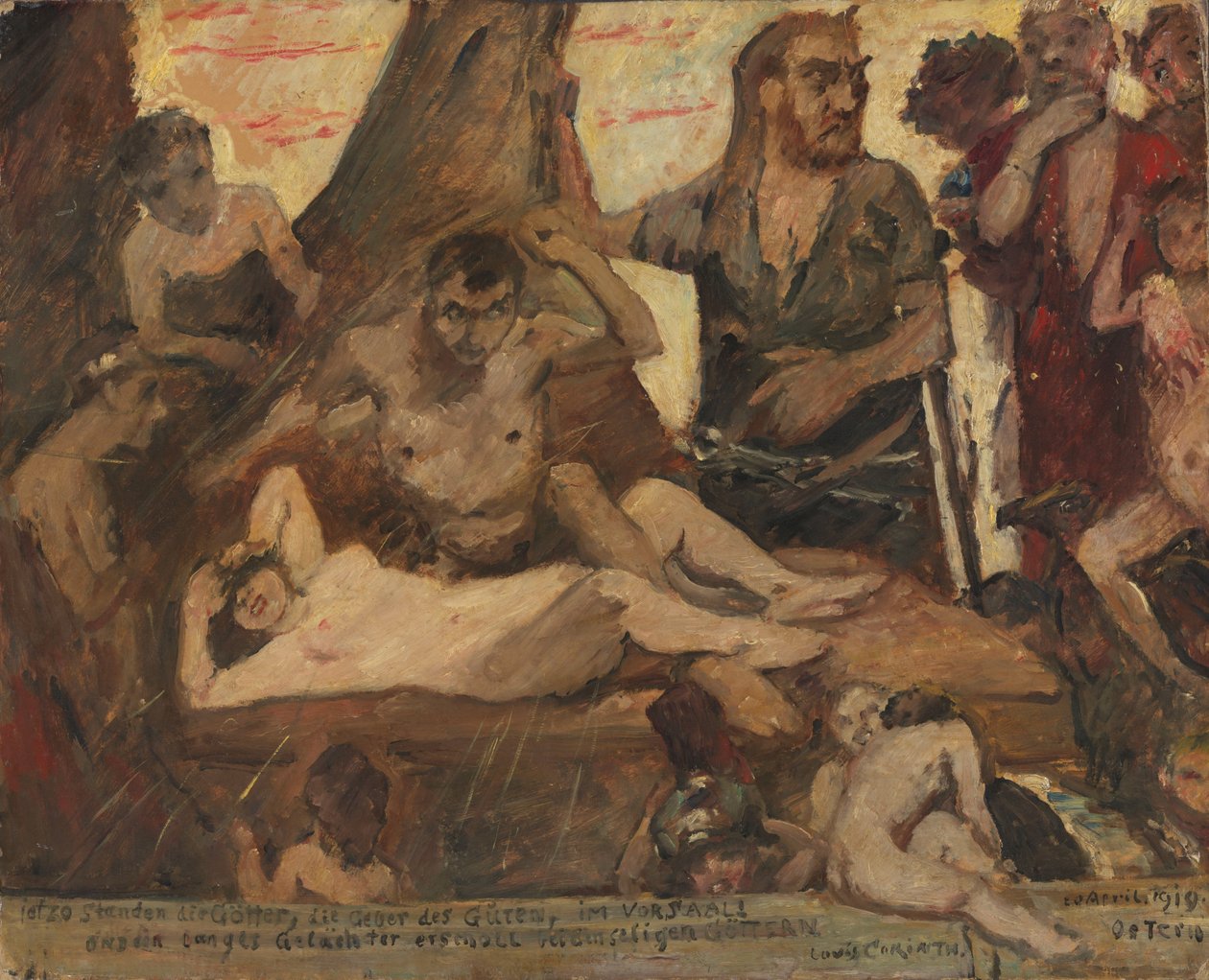 Das homerische Gelächter von Lovis Corinth