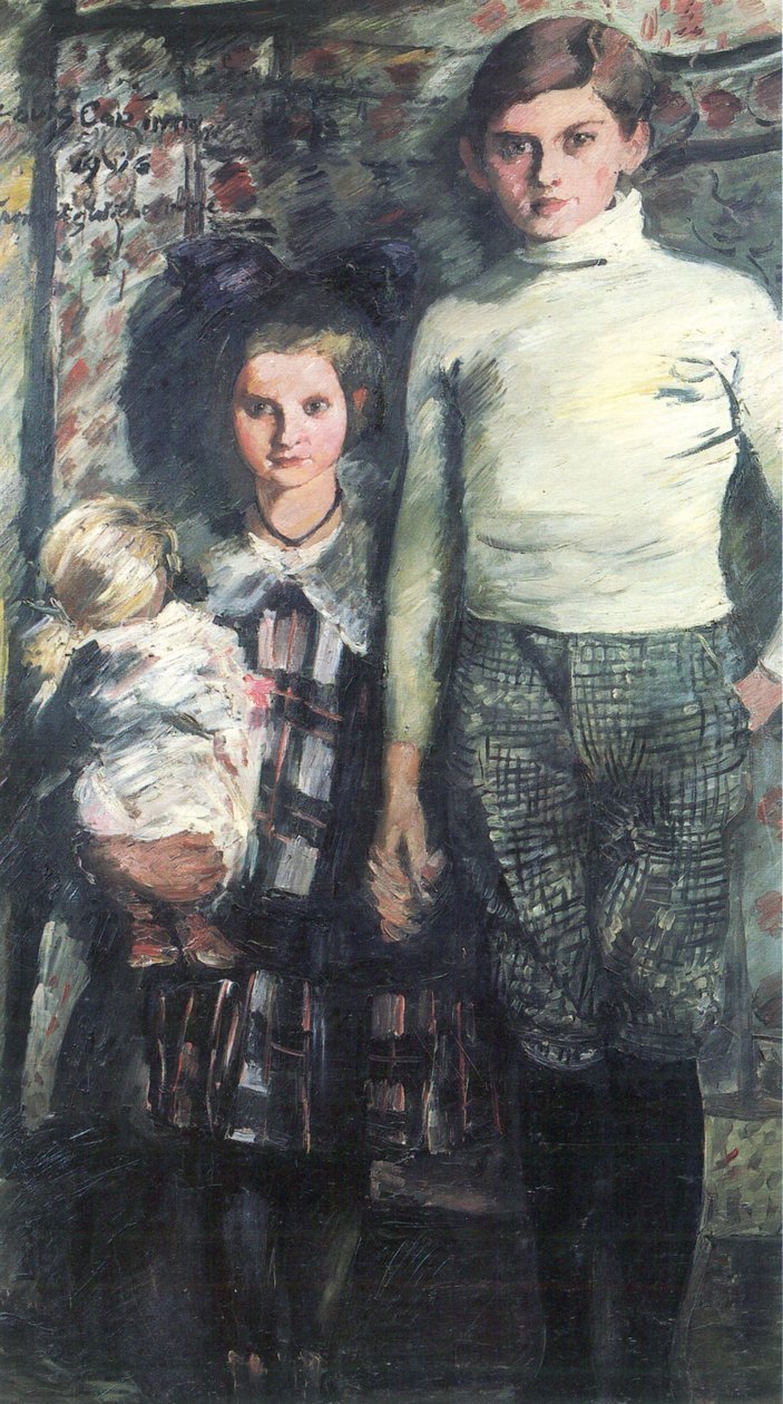 Thomas und Wilhelmine - die Kinder des Künstlers von Lovis Corinth