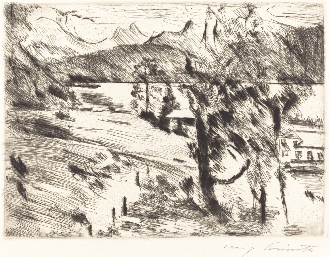 Walchensee Landschaft, 1919 von Lovis Corinth