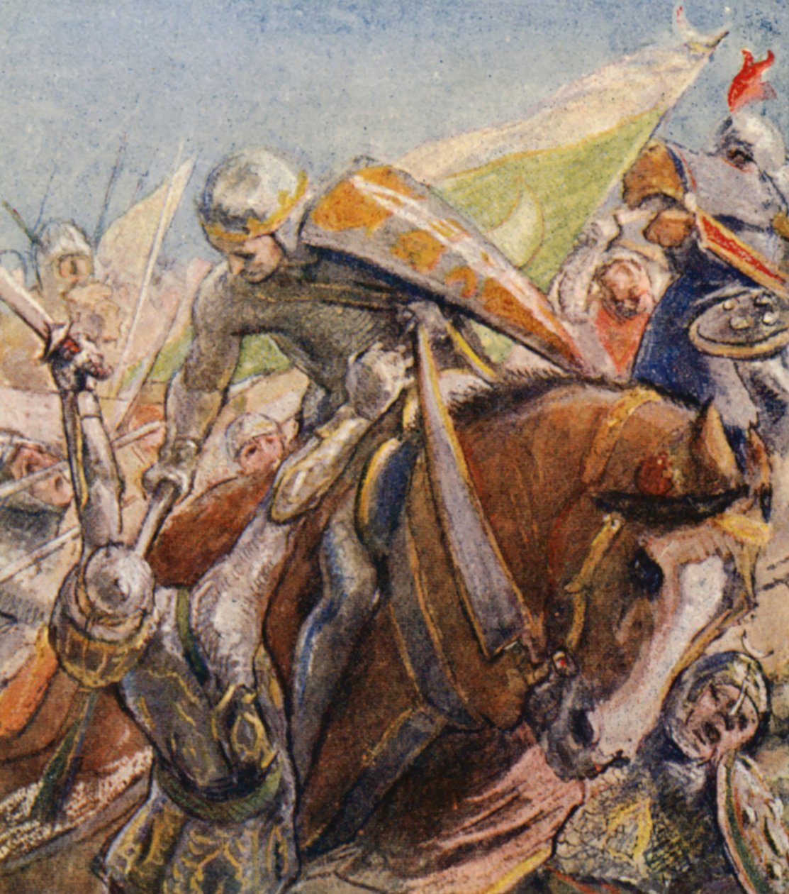 Illustration für Geschichten der Kreuzzüge von Lowes Dalbiac Luard