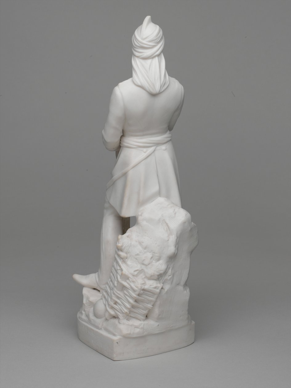 Parian-Ware-Statuette von Leutnant (später Major) William Hodson von Ltd Mintons