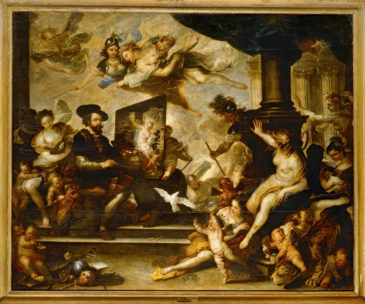 Rubens bei der Arbeit: Die Allegorie des Friedens von Luca Giordano