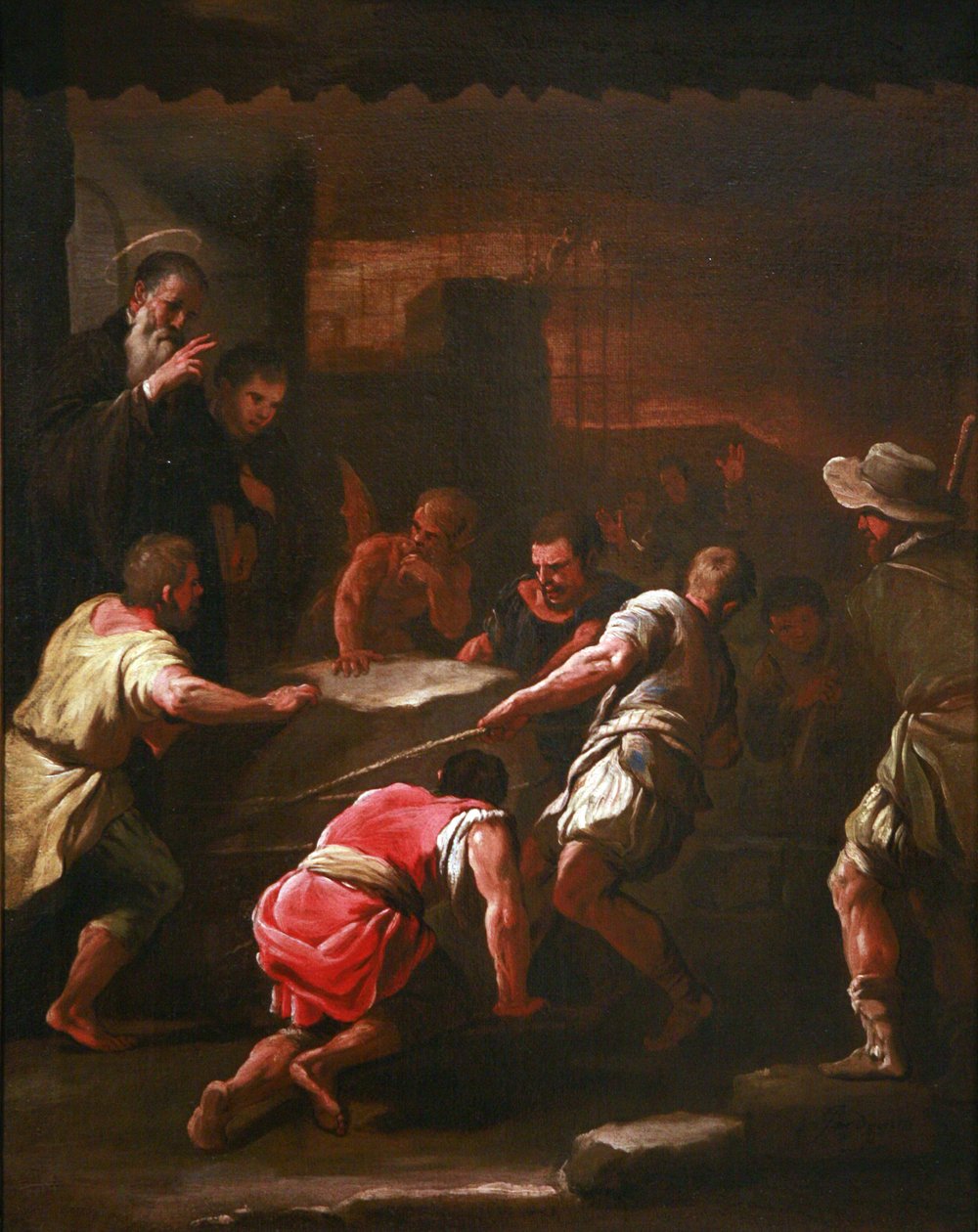 Ein Wunder des Heiligen Benedikt von Luca Giordano
