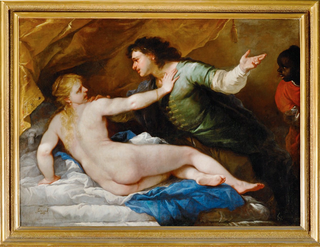 Lucretia und Sextus Tarquinius von Luca Giordano