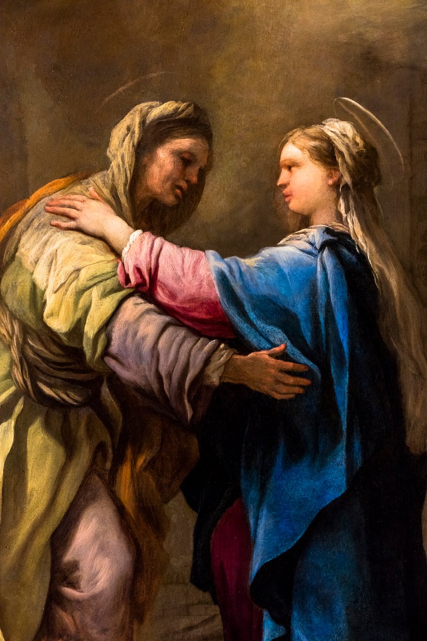 Die Heimsuchung, um 1695/96 von Luca Giordano