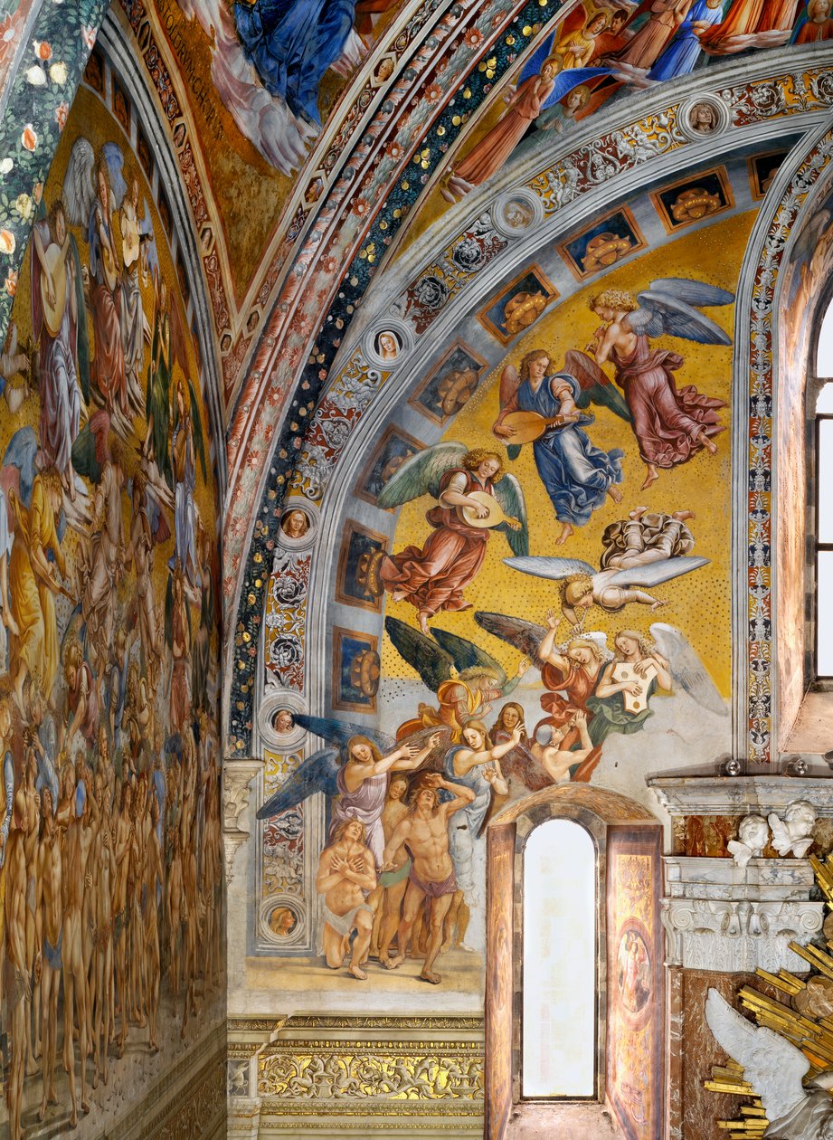 Berufung der Auserwählten, aus dem Freskenzyklus des Jüngsten Gerichts von Luca Signorelli