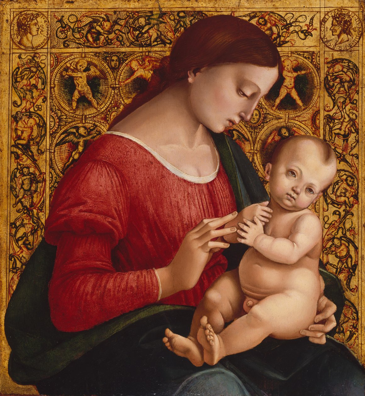 Madonna mit Kind, ca. 1505-07 von Luca Signorelli