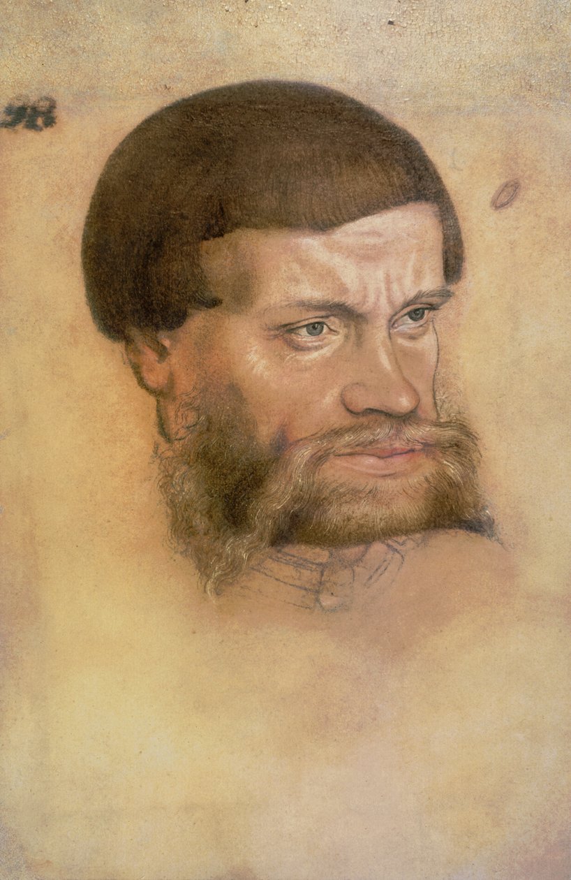 Porträt, vermutlich von Johann dem Beständigen, Kurfürst von Sachsen von Lucas Cranach the Elder