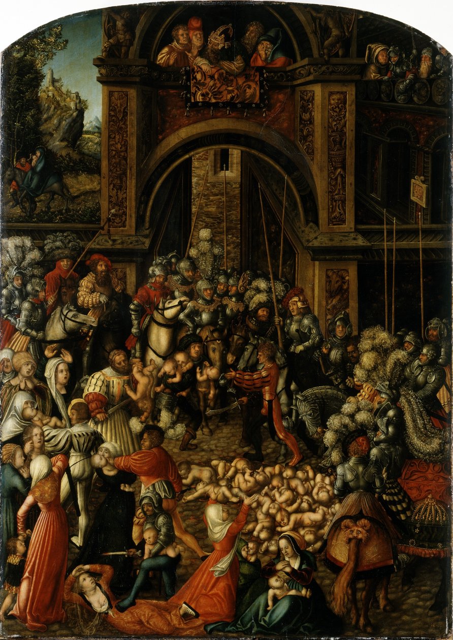Bethlehemitischer Kindermord von Lucas Cranach the Elder