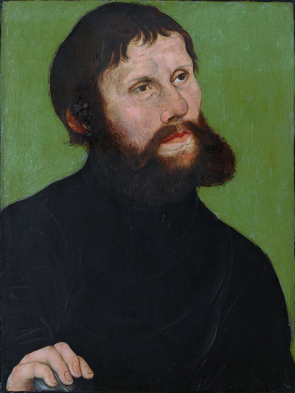 Bildnis Luthers als Junker Jörg von Lucas Cranach the Elder