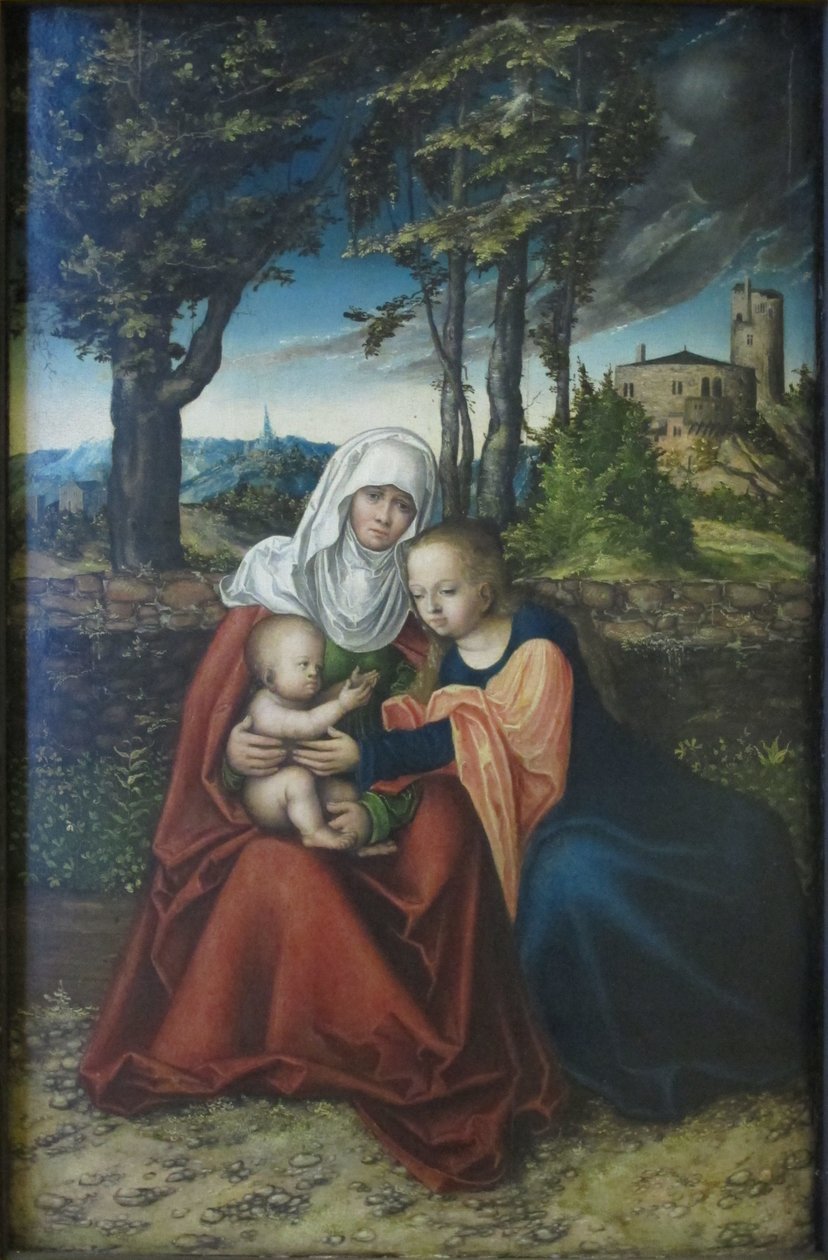 Hl. Anna Selbdritt Madonna und Kind mit der heiligen Anna von Lucas Cranach the Elder