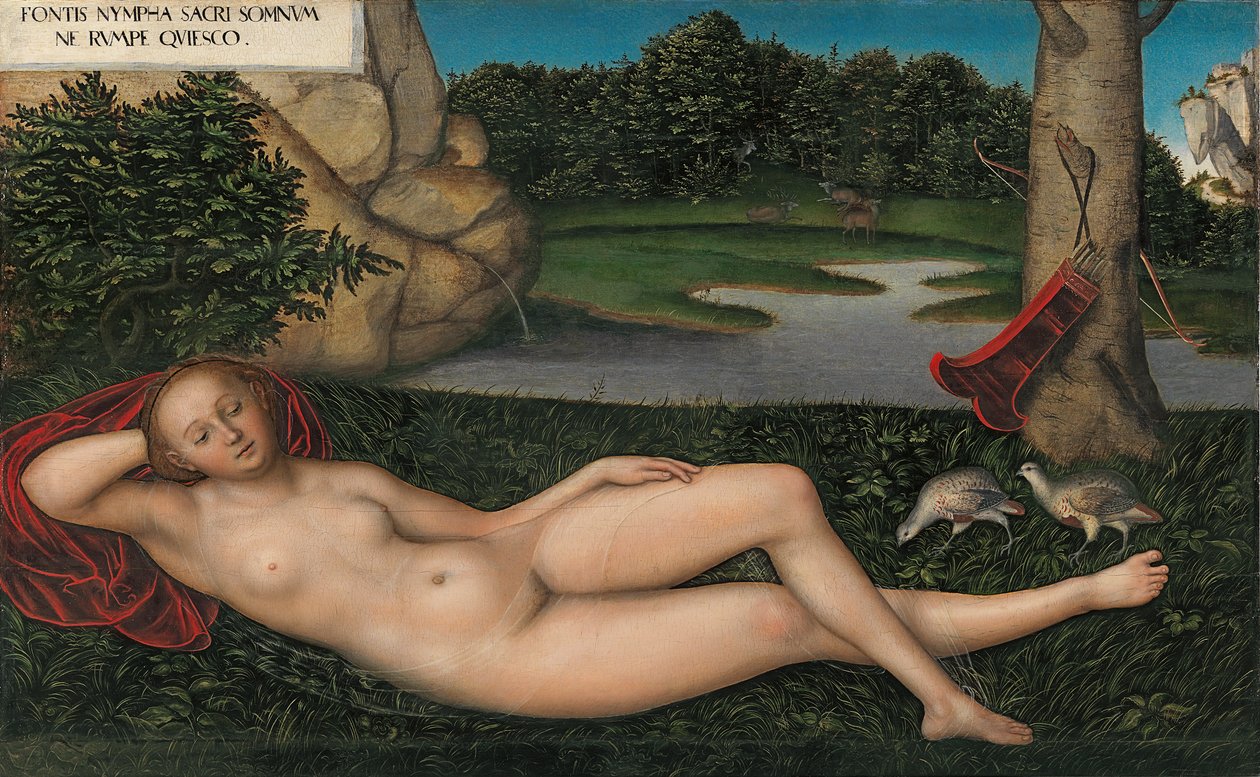 Quellnymphe von Lucas Cranach the Elder