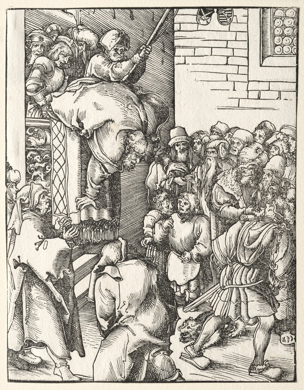 Martyrium des heiligen Jakobus des Jüngeren von Lucas Cranach the Elder
