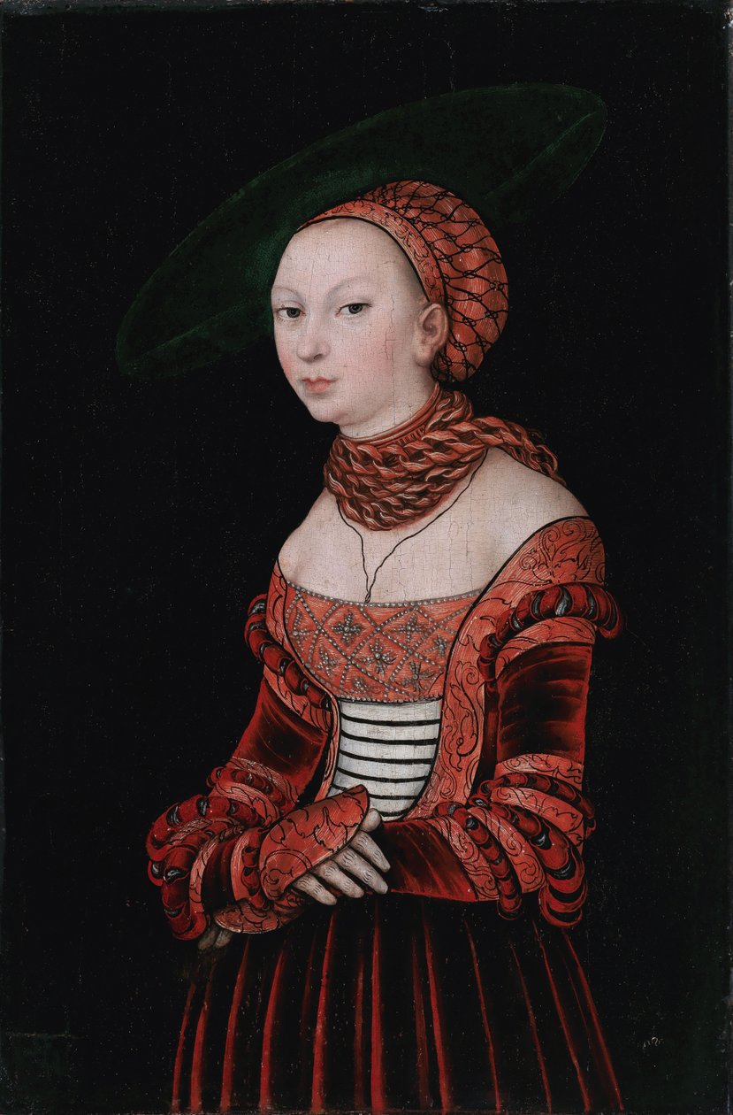 Porträt einer jungen Frau von Lucas Cranach the Elder