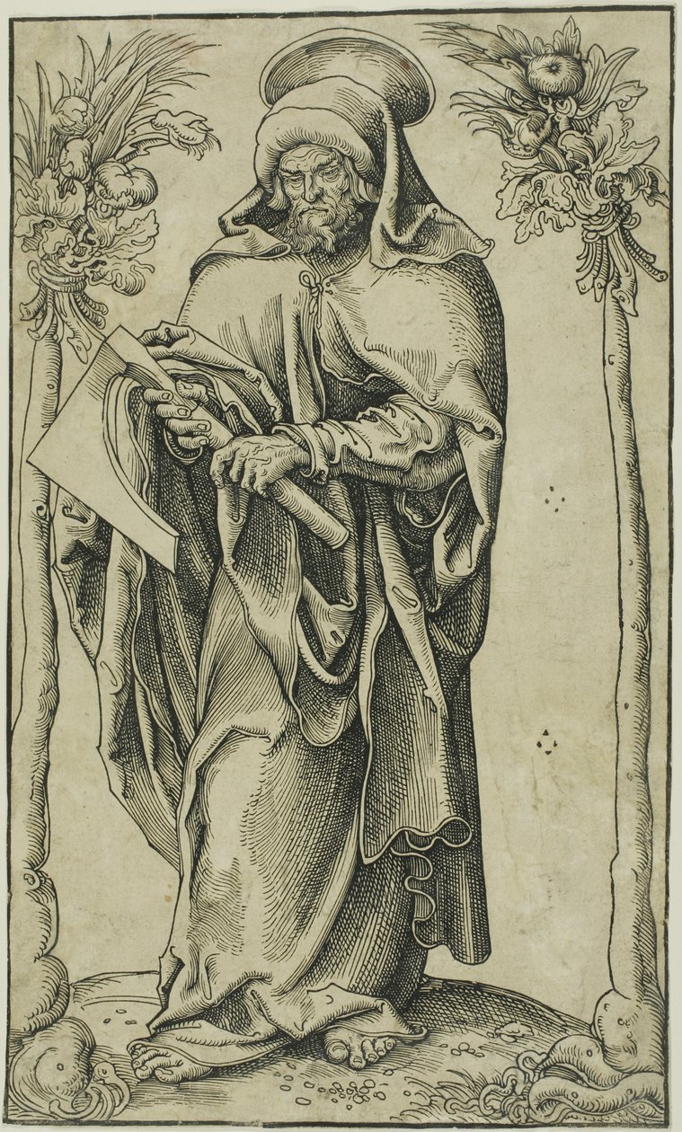 Heiliger Matthias, aus Christus, die Apostel und Heiliger Paulus von Lucas Cranach the Elder