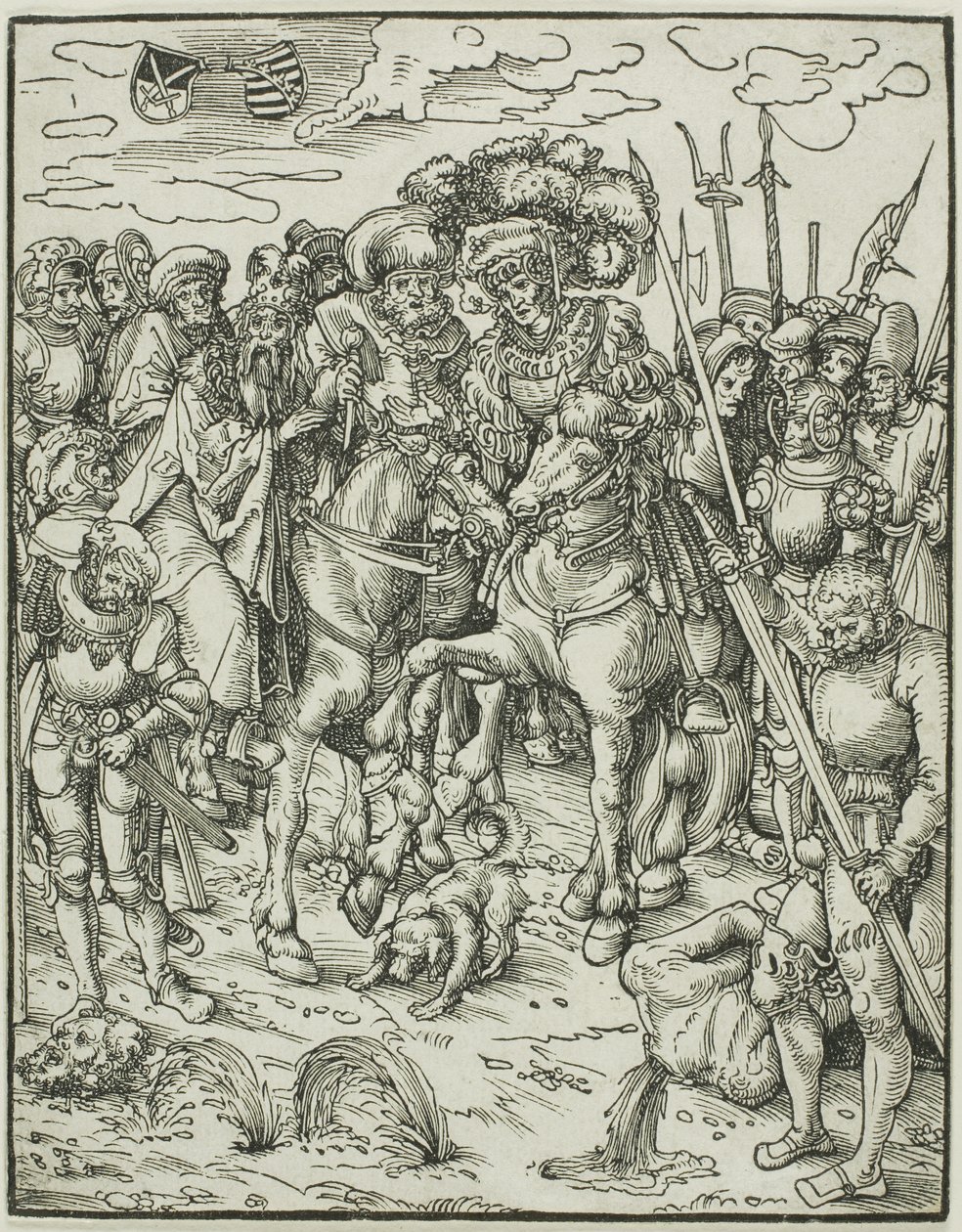 Sankt Paulus, aus Das Martyrium der Apostel von Lucas Cranach the Elder