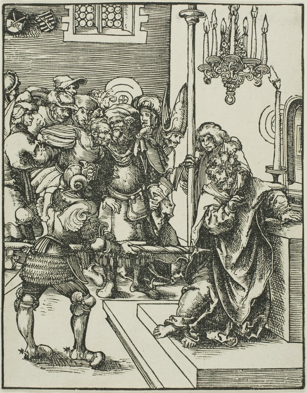 Heiliger Thomas, aus Das Martyrium der Apostel von Lucas Cranach the Elder