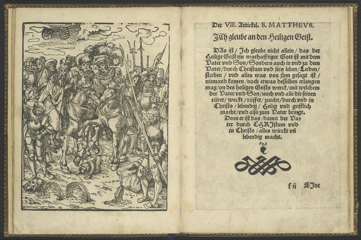 Das Glaubensbekenntnis der Apostel von Lucas Cranach the Elder