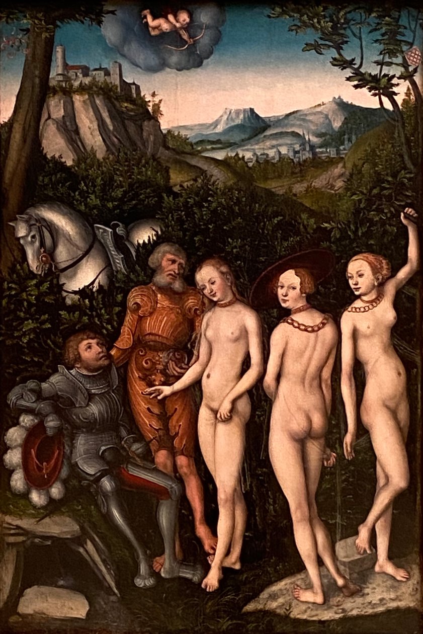 Das Urteil des Paris von Lucas Cranach the Elder