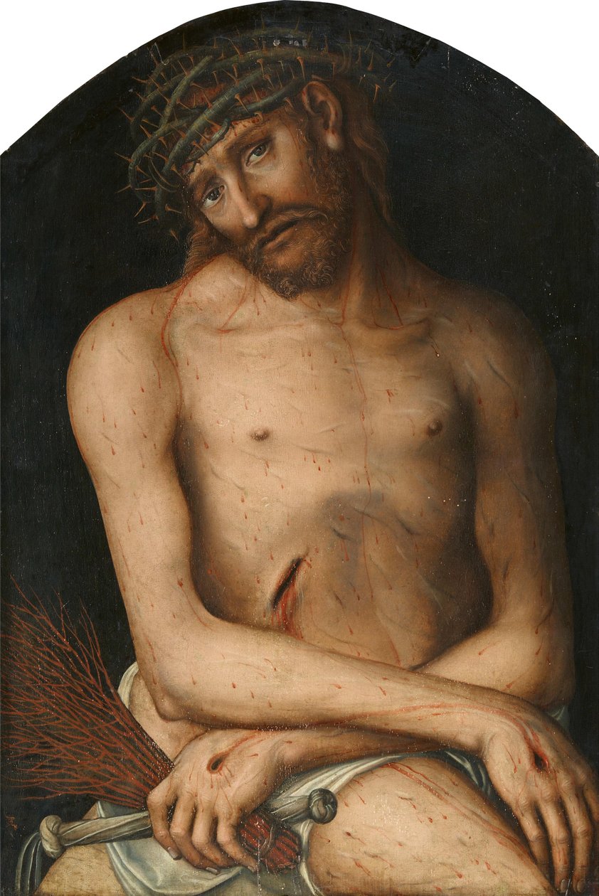 Christus als Schmerzensmann von Lucas Cranach the Elder and workshop